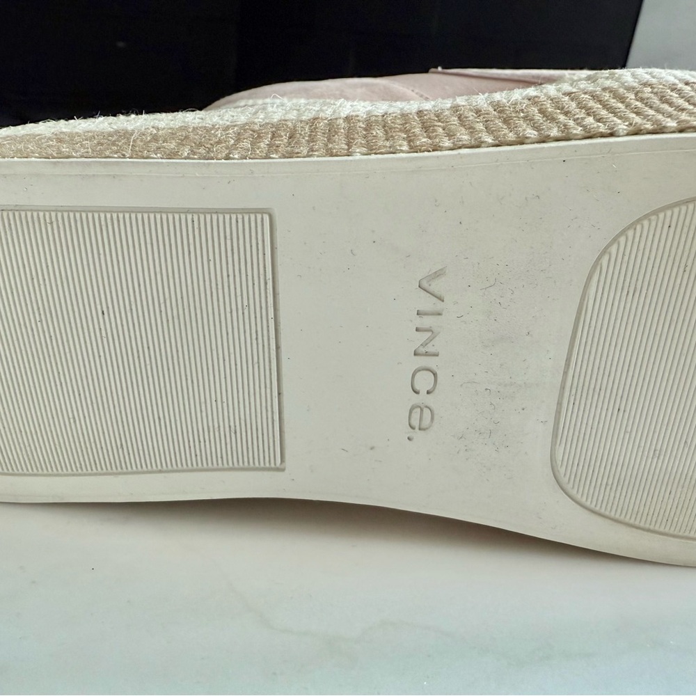 NEW ViNCE Wilden Flatform Suede Espadrille Sneakers Women's Slip-On Size 8 NWOT - Picture 10 of 14